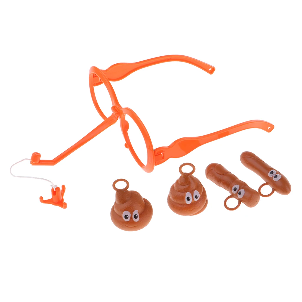 Super Cute Poop Toys and Games, Save the Poops with Glasses, Novelty Gifts