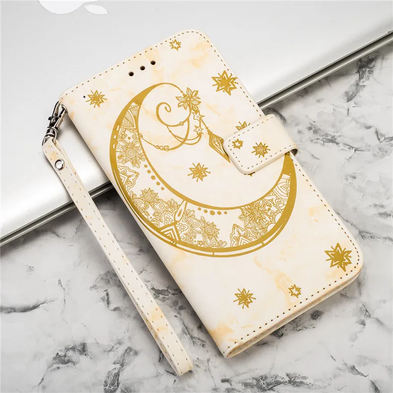 Marble wallet flip stand PU Leather cover case coque with strap for samsung galaxy s8 A5 2017 S6 S7 edge S8 S9 plus j6 2018 | Мобильные