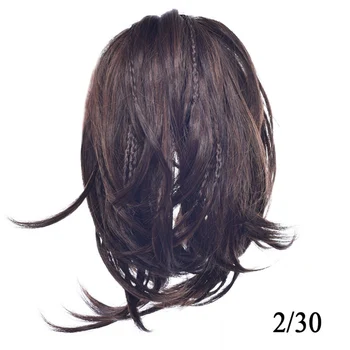 

Women Girl Hair Synthetic Claw False Hair Extensions Hairpiece Headwear Long Wig Hair with Clip