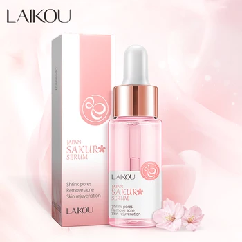 

Dropship Japan Sakura Serum Essence Shrink Pores Remove Acne Skin Rejuvenation Cherry Hyaluronatic Face Eye Care Night Cream