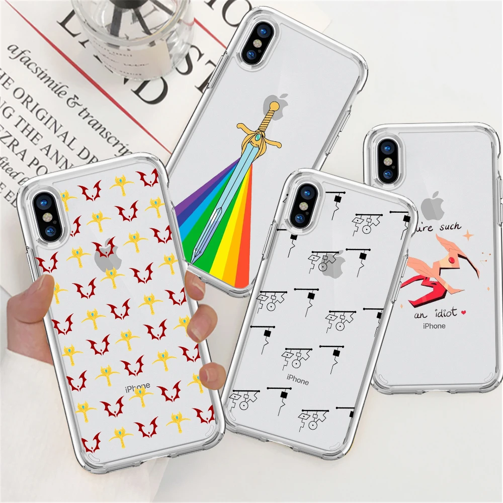 

She-Ra and the Princesses of Power Transparent soft shell phone For iphone 11 SE X 7 XS 12 XR 12ProMax 11Pro 11ProMax Cover
