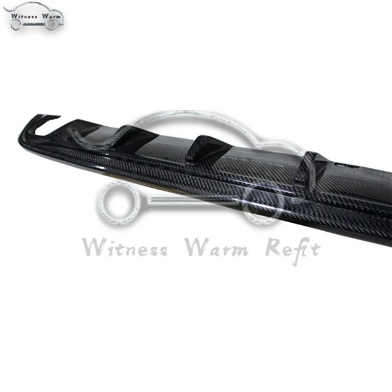 Для Golf 7 Rline стиль автомобиля Стайлинг диффузор из углеродного волокна губа на