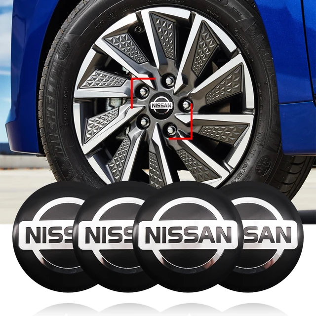 Car Wheel Center Hub Cap Badge Logo Emblem Decal Wheel Sticker For Nissan X Trail T32 Qashqai J11 Murano Z52 Navara NP300