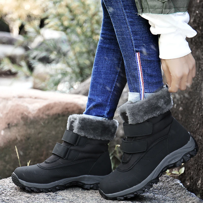 

Women cotton shoes winter new high help plus velvet snow boots large size sports shoes boots