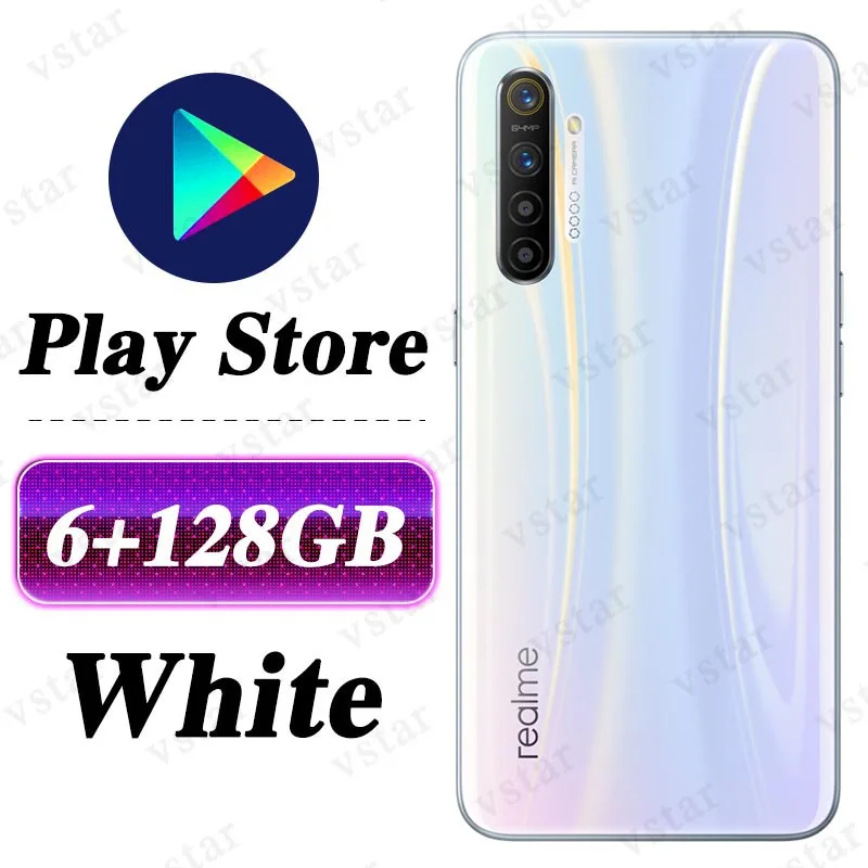 6G 128G White Realme X2 мобильный телефон 6,4 дюймовый полноэкранный AMOLED Snapdragon 730G Realme XT смартфон - Цвет: 6G 128G White