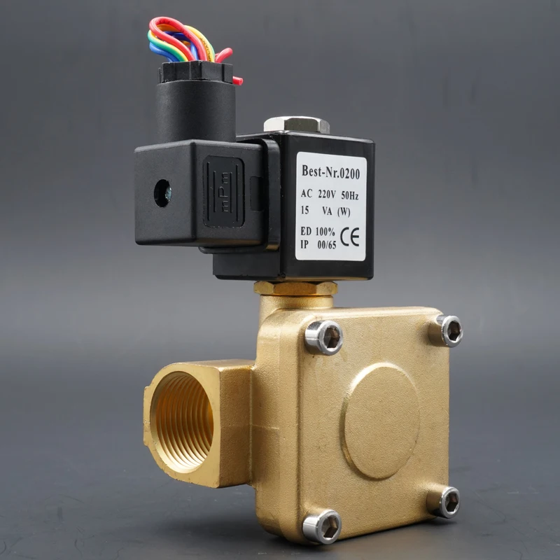 

solenoid valve 220V 24V water valve, normally closed/open ,high temperature, air compressor valves G1/2" 3/4" 1"