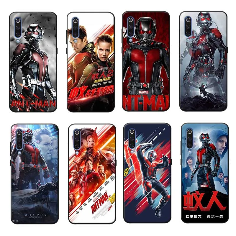 For samsung galaxy a50 a70 a30 a40 a20 s8 s9 s10 plus Clear Soft Silicone Phone Case Ant man |