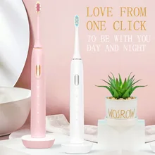 Super Sonic Electric Toothbrushes For Adults Kid Smart Timer Whitening Toothbrush IPX7 2000mAh Waterproof Replacement Heads Set