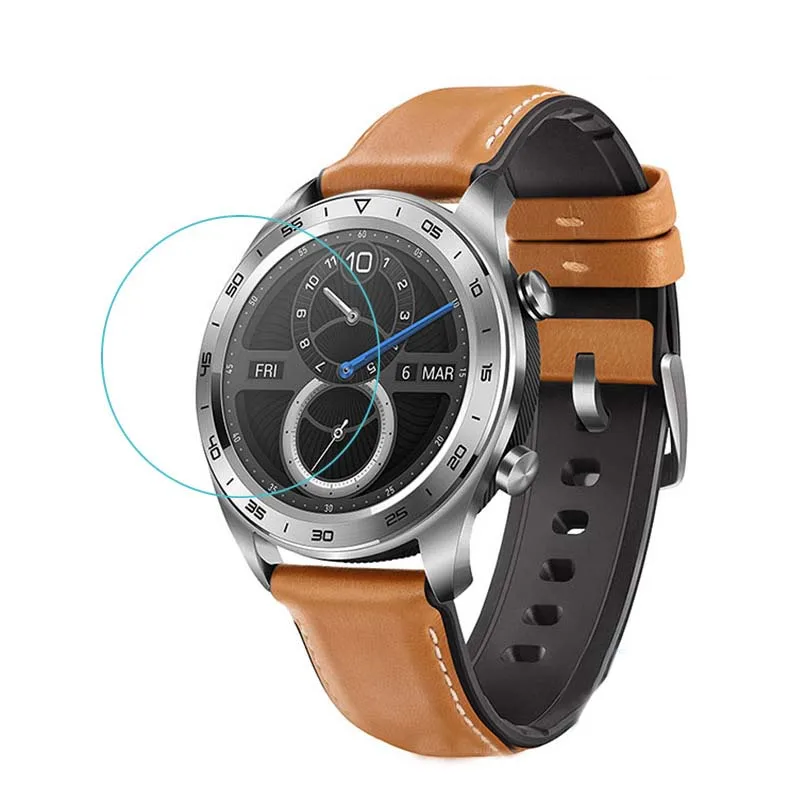 0.3mm 2.5D Tempered Glass Screen Protector For Huawei Honor Watch Magic Smartwatch Screen Guard Protective LCD Film Watch Parts