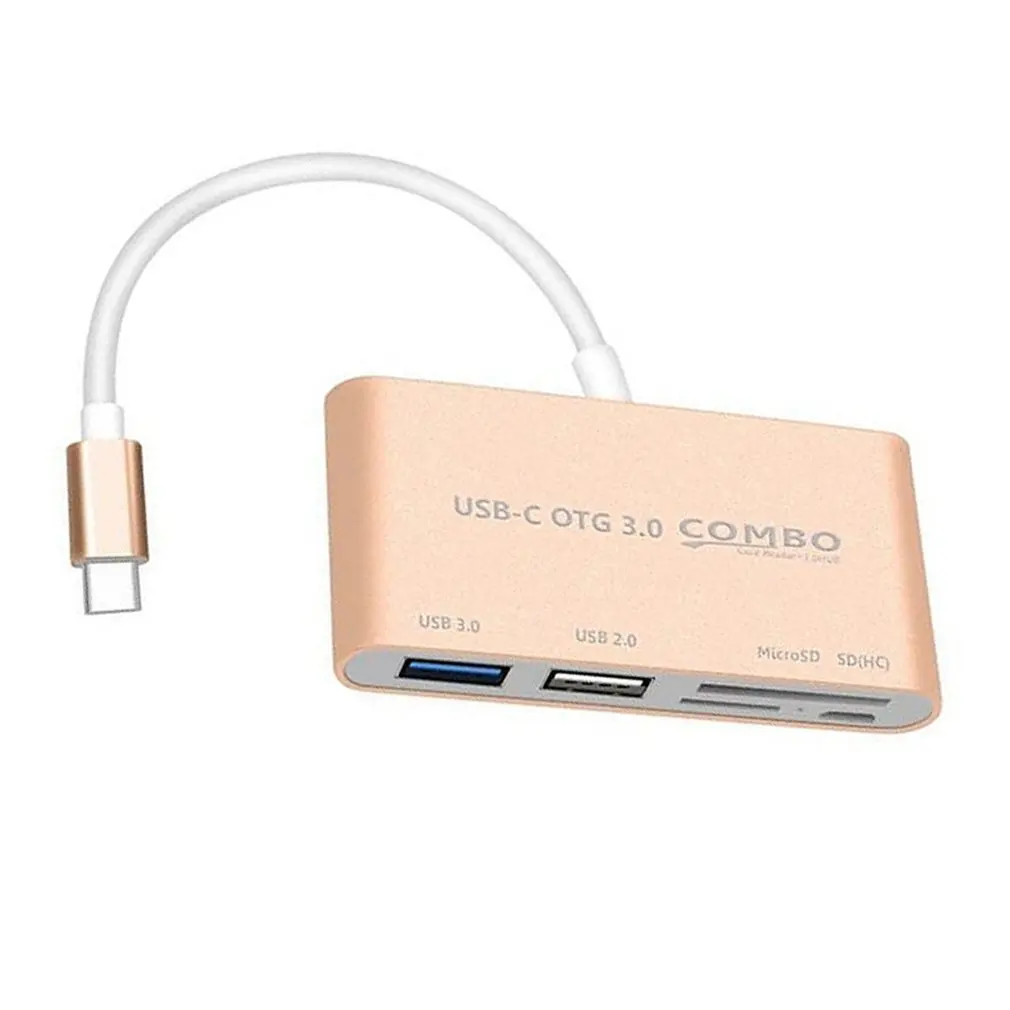 Компактный размер type-c OTG 3,0 кардридер USB 3,1 тип-c к USB3.0 концентратор TF кардридер адаптер конвертер