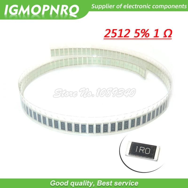 

50 шт. 2512 SMD резистор 5% 1 ohm 1 ватт) 1R IGMOPNRQ