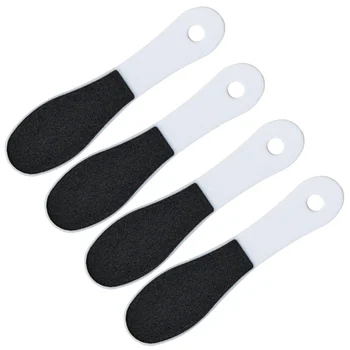 

4pcs Plastic Handle Double Side Pedicure Calluses Remover Foot File