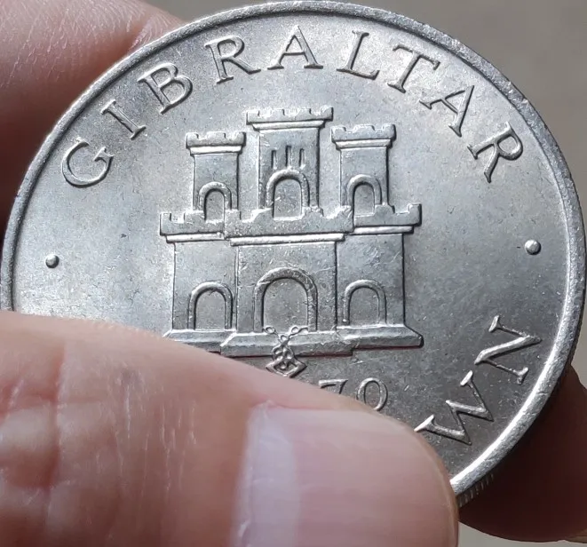 38 мм 100% натуральная монета Gibraltar оригинальная коллекция | Дом и сад