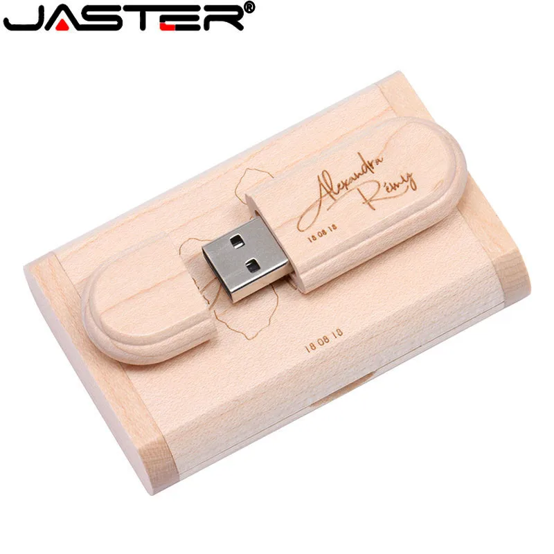 Usb флеш накопитель JASTER из древесины клена 4/8/16/32/64 ГБ|USB флэш-накопители| |