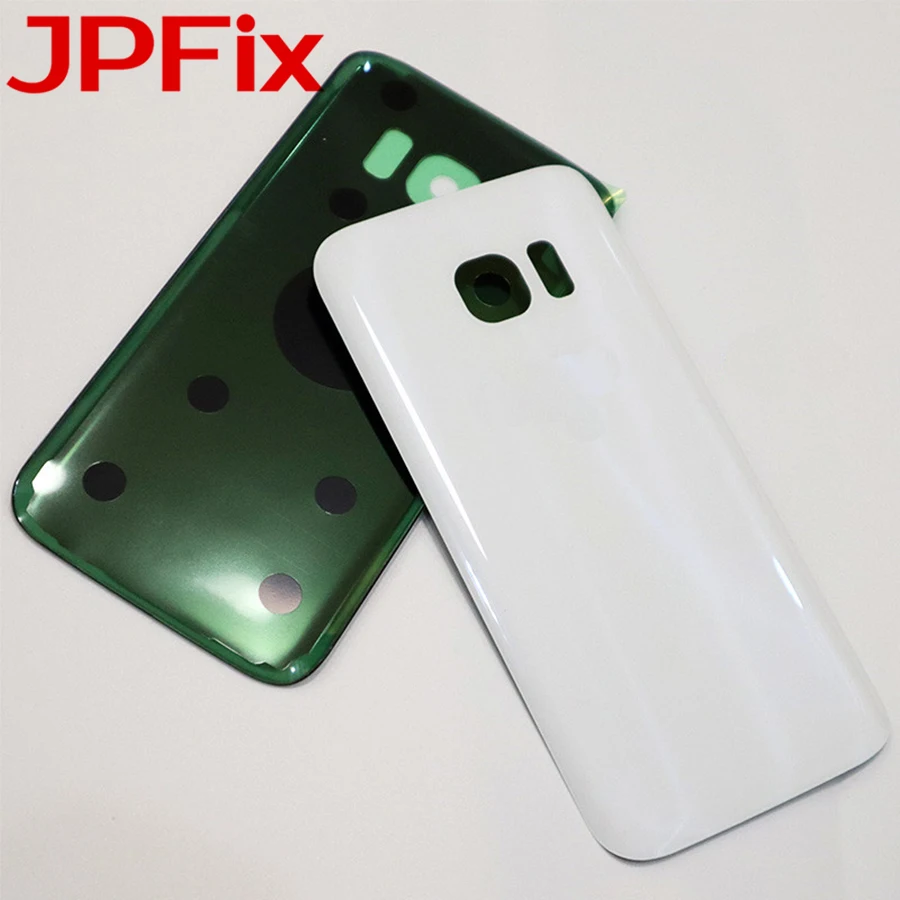 JPFix задняя крышка аккумулятора для samsung Galaxy S7 задняя крышка S7 Edge задняя батарея Задняя стеклянная крышка Задняя Дверь Корпус Замена частей