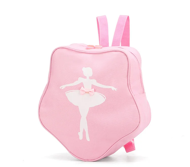 Детская спортивная сумка для занятий йогой, танцами и гимнастикой, милый розовый рюкзак принцессы с бантом для балета
