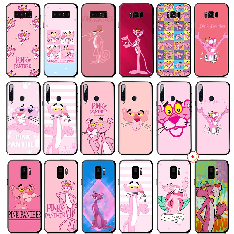 Pink Panther Soft Silicone Case for Samsung Galaxy S10 S10e S9 S8 Plus S7 Edge Note 10 9 8 |
