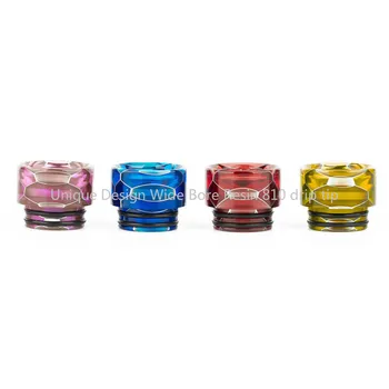 

Unique Design Wide Bore Resin 810 drip tip Replacement for Eleaf Rotor Tank/Famovape Vector Tank/Famovape Fat Baby Mesh Tank