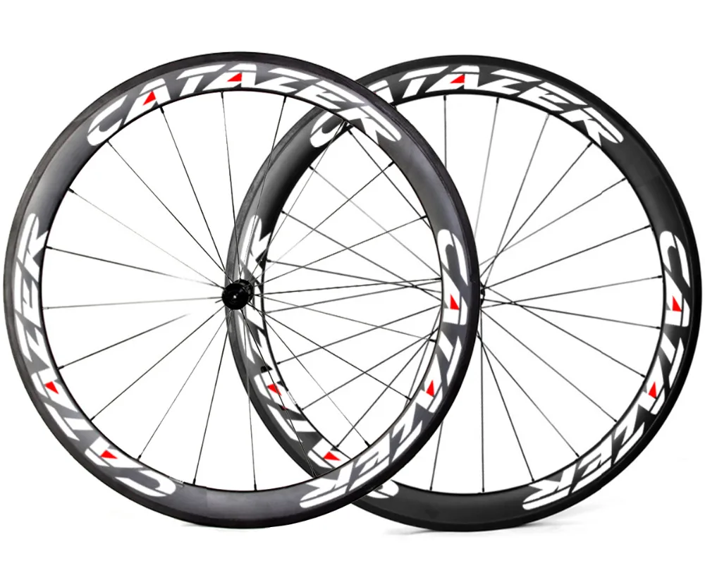 Carbon Bike Wheelset 50mm 700C Clincher Tubeless Ready Road Bicycle Wheels 20-24H LightWiehgt Bitex Hub