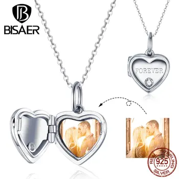 

BISAER DIY Silver Charms 925 Sterling Silver Love friends pet beads charms fit fot charm bracelets necklaces 925 jewelry EFC102