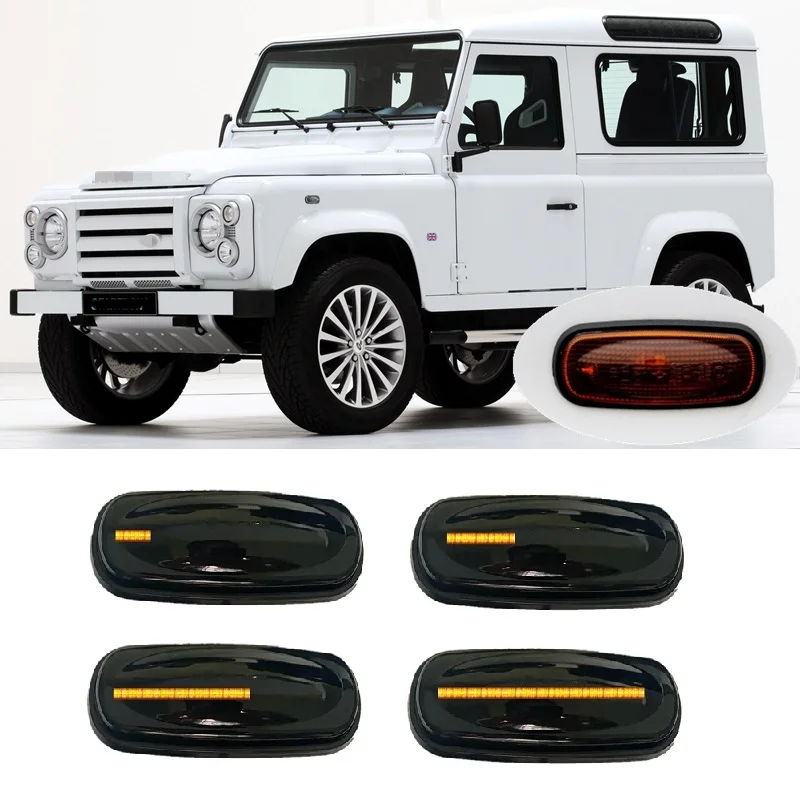 

Для Land Rover Defender L316 2000-2016, Динамический светодиодный индикатор, боковой сигнал