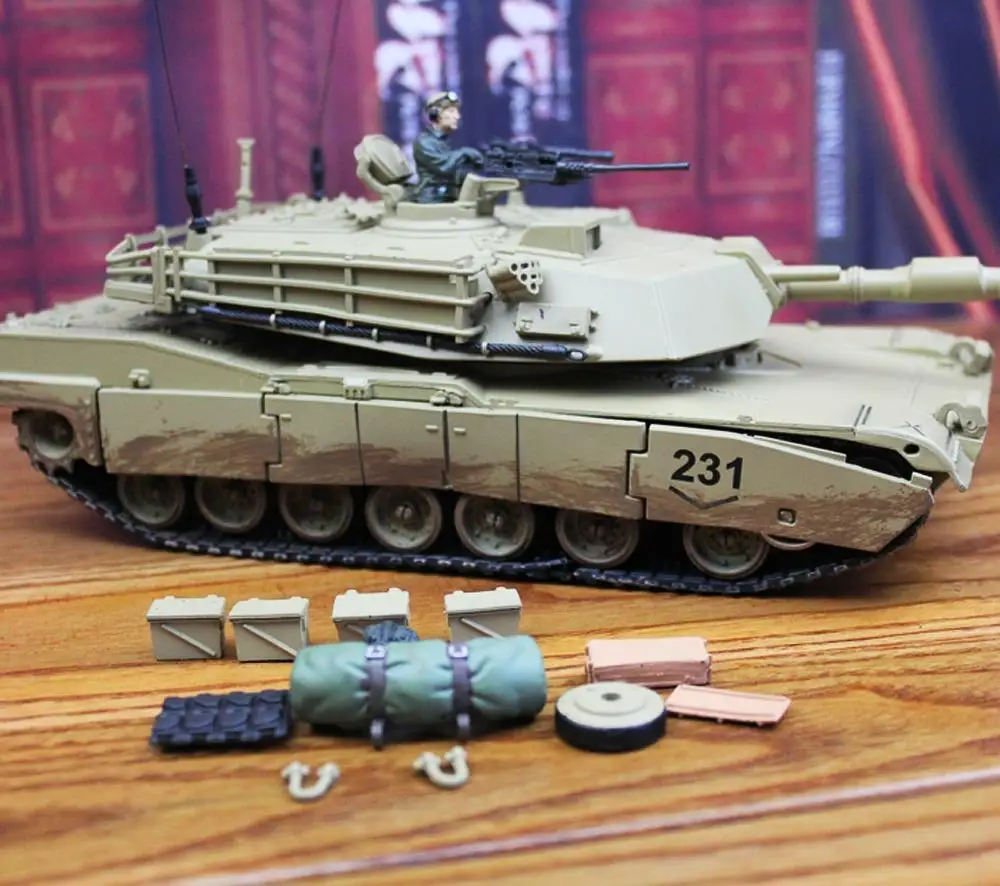 США M1A1 1/32 Готовая модель бака без литья под давлением FOV