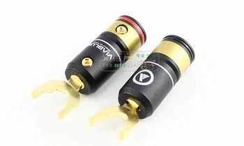 

VIABLUE 24k gold-plated speaker plug Y fork plug T6S speaker cable banana head high-end