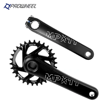 

PROWHEEL MTB Bike Crank Aluminum Alloy With Bottom Mountain Bike Crank 8/9/10/11/12 speed 170 / 175mm Compatible SRAM