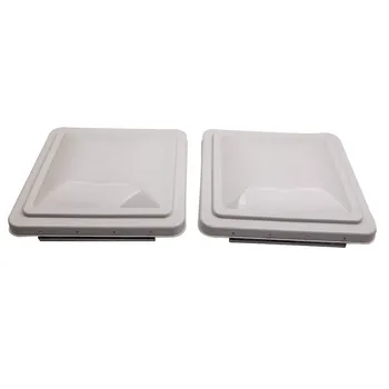 

2pcs White 14" x 14" Replacement Roof Vent Cover For Camper RV Trailer Ventline