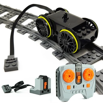 

Compatible for City Train motor Technic Parts Multi Power functions tool servo Blocks 10254 Train engine XL Motor PF sets