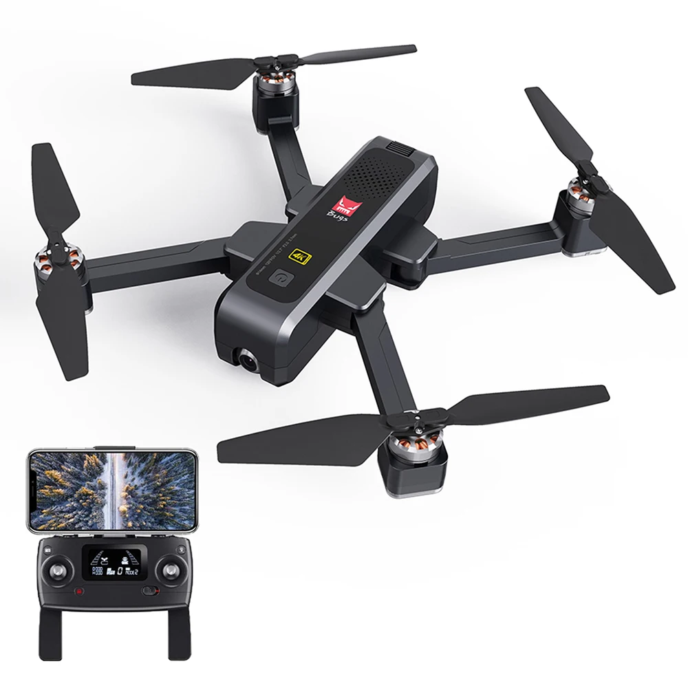MJX B4W бесщеточный Радиоуправляемый Дрон с камерой 4K 5G wifi FPV gps позиционирование дрона оптического потока Квадрокоптер