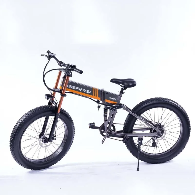 Цена китайский дешевый Gps-02602ea Электрический велосипед Fat Tire портативный 45 км Диапазон легкий Fat Tire Электрический велосипед дешево - Цвет: 48V 10A 350W