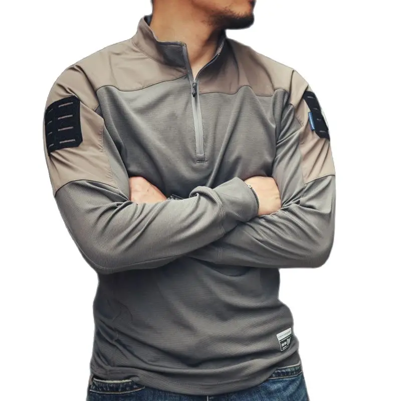 Emersongear Mens Training Shirt Quick Dry Stretched Long Sleeves Outdoor Adventure Hunting Cycling Hiking Tops combat shirts