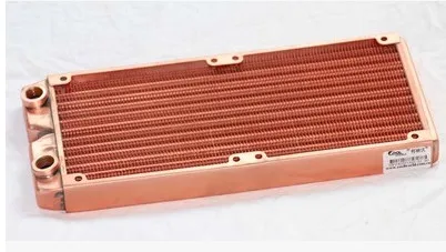 

Fast Free Ship 240mm Full Red Copper Water Cooled Row Heat Exchanger Koolance Liquid-cooled Computer Cooling Radiators