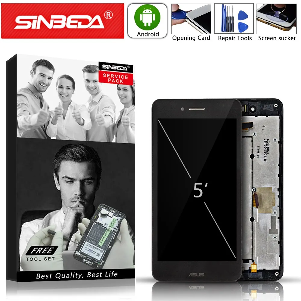 

5.0"Original LCD For ASUS PadFone A86 LCD Display TouchScreen with Frame Digitizer Assembly For ASUS zenfone A86 LCD Replacement