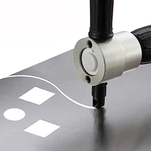 Coupe de tôle électrique Double tête, grignoteuse lame de scie, coupe outil de perceuse, accessoire de Machine, cisailles de poinçonnage Modification