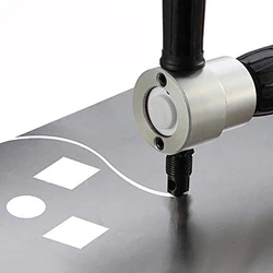 Coupe de tôle électrique Double tête, grignoteuse lame de scie, coupe outil de perceuse, accessoire de Machine, cisailles de poinçonnage Modification 