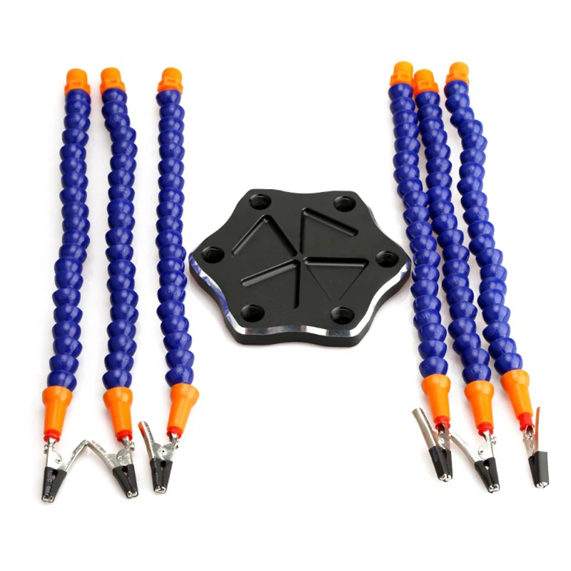 

Helping Hands Tool Soldering Station PCB Holder Brushless Fan Flexible 6-Claw