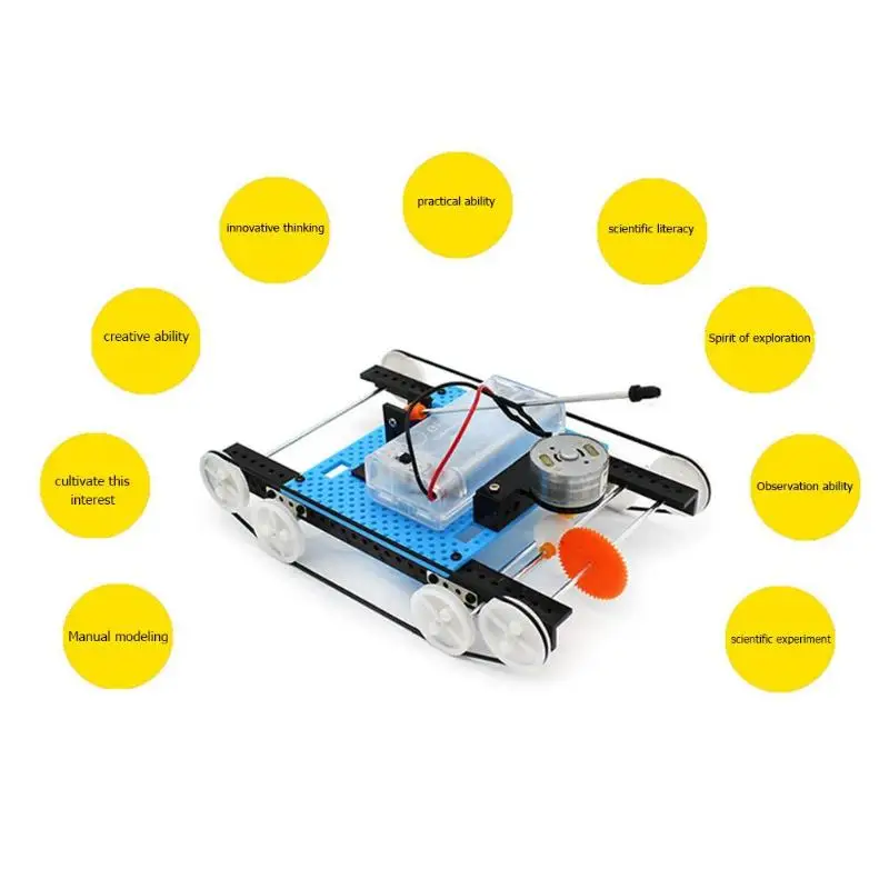  Electric Tank Materials Creative Assemble Projects Teaching Educational Equipment DIY Science Exper - 4000549661054