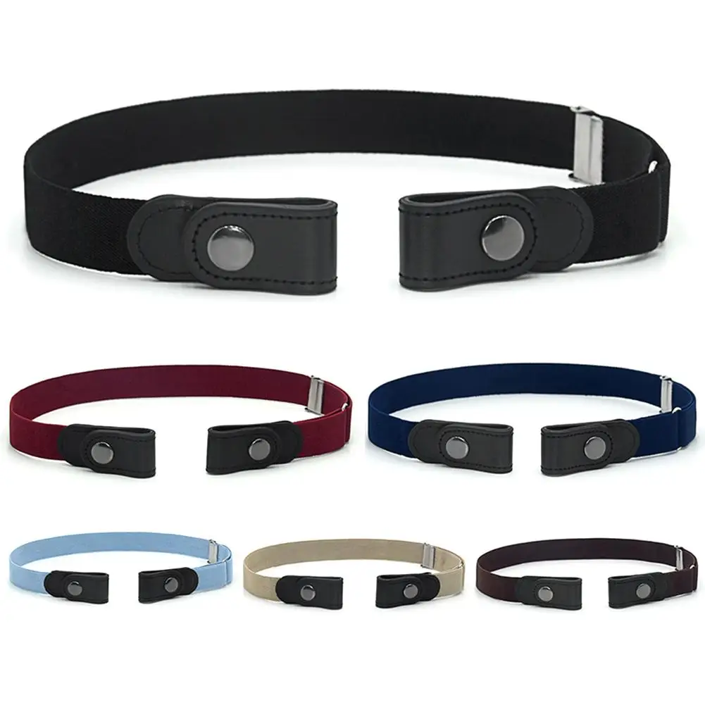 

HOT SALES!!! New Arrival Women Men All-match Buckle Free Elastic Waistband Waist Belt for Jeans Pants Wholesale Dropshipping