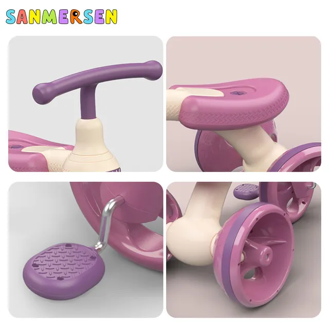 Baby Balance Walker Bike Kid Scooter Ride on Toy Outdoor Surf Scooter Toys Gift For 2-6 Years Old  Boys Girls Walk Scooter 5