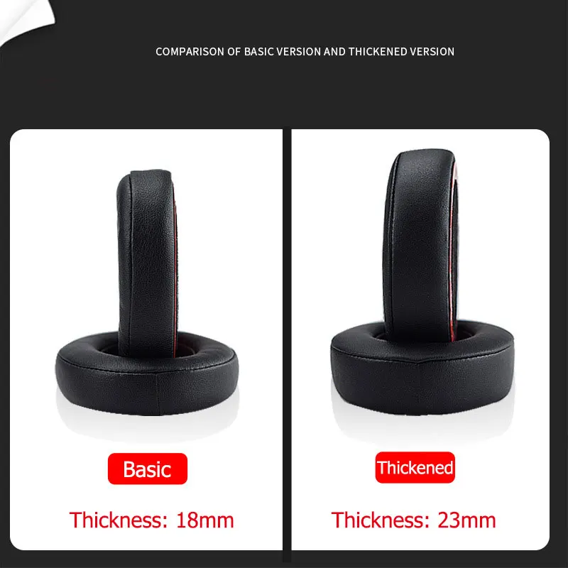 Upgrade Thicken High Quality Earpads for Studio2 Studio3 Headphone Sponge Cover Ear Pad Thicker than Original