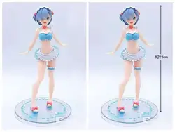 Re: жизнь в другом мире от Zero Servant Girl Rem фигурка 1/7 Масштаб Окрашенные фигуры купальник Ver. Rem ПВХ фигурка игрушка