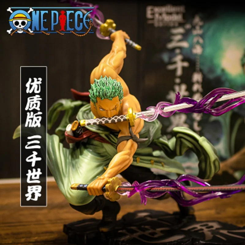 Straw Hat Classic Battle Pvc 18cm Anime Figure Toys One Piece Roronoa Zoro Sa Maximum Ver Pvc Action Figure Collection Model Aliexpress