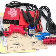 Полный набор для начинающих тату мини-тату источник питания дешевый набор для татуировок набор захваты для иглы наконечники чернила