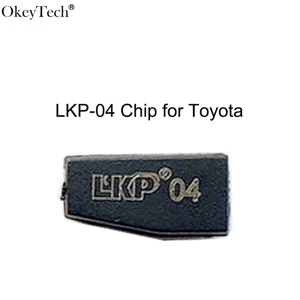 Okeytech 5 шт./лот LKP04 Керамика транспондер Заготовка ключа замка зажигания автомобиля чип для Toyota Танго H-ключ 128 бит Высокое качество