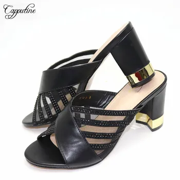 

Most Fashion Black Evening Party High Heel Slip-On Shoes For Lady 1818-3,Heel Height 9CM