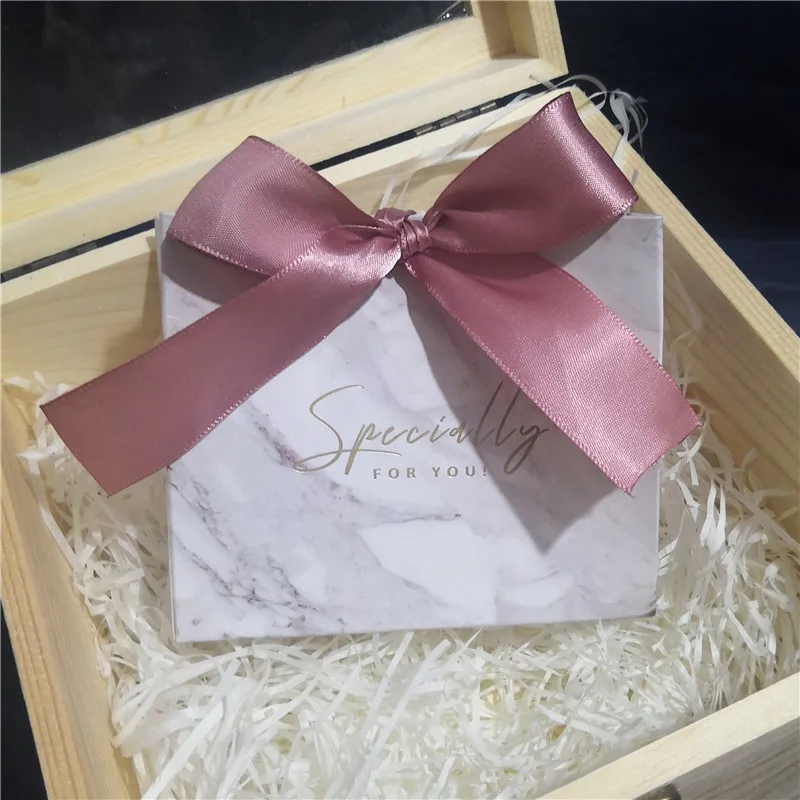 grey marble3 25 шт., розовая коробка для конфет с принтом «спасибо», подарочные украшения/вечерние принадлежности для мероприятий/свадебные подарочные коробки - Цвет: grey marble3
