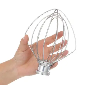 

304 Stainless Steel Wire Whip Mixer Attachment For KitchenAid 5K45/5KSM150 For Mixers Milkshakes Noodle Makers