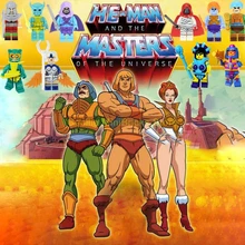 He-Man Masters of the Universe He-Man She-Ra Skeletor строительный блок игрушки для детей милый мультфильм Аниме фигурки Модель техника